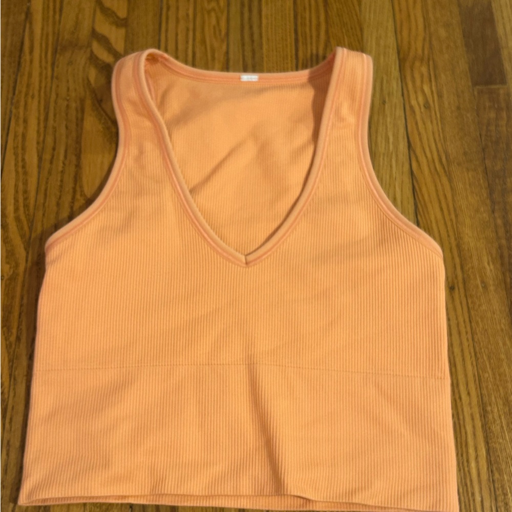 Athleta women’s Peach Ribbed tank top - size XS - perfect condition